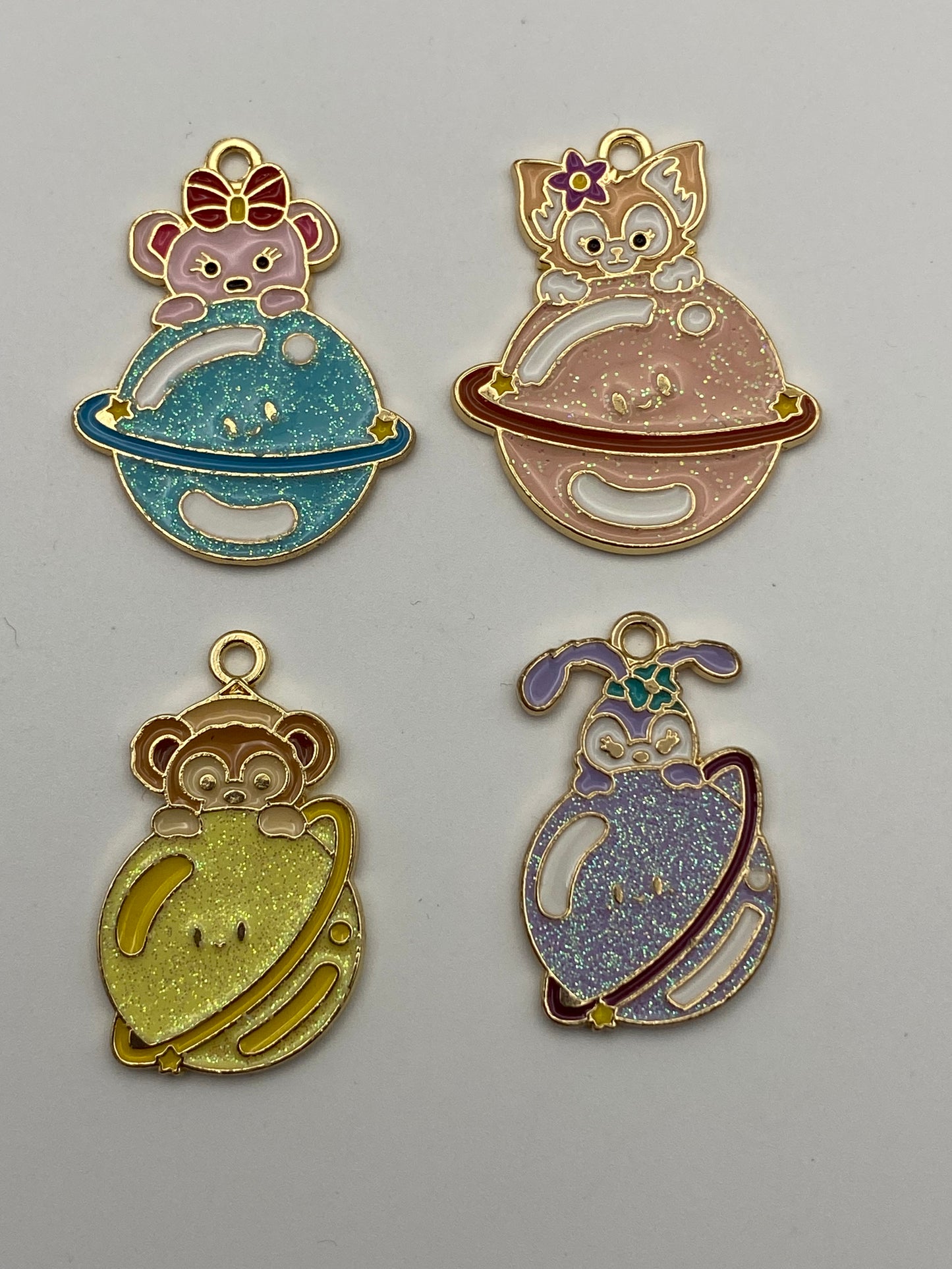 Metal Character Pendant Charms- 1Pc Unless Otherwise Noted