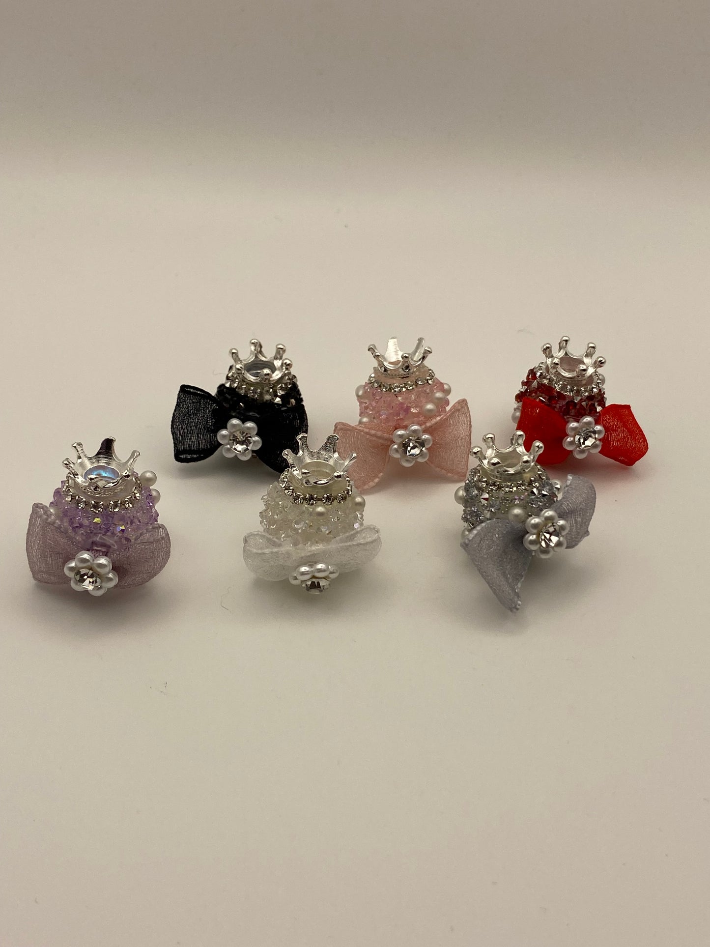 Fancy Beads W/Rhinestones & Flowers (1Pc)