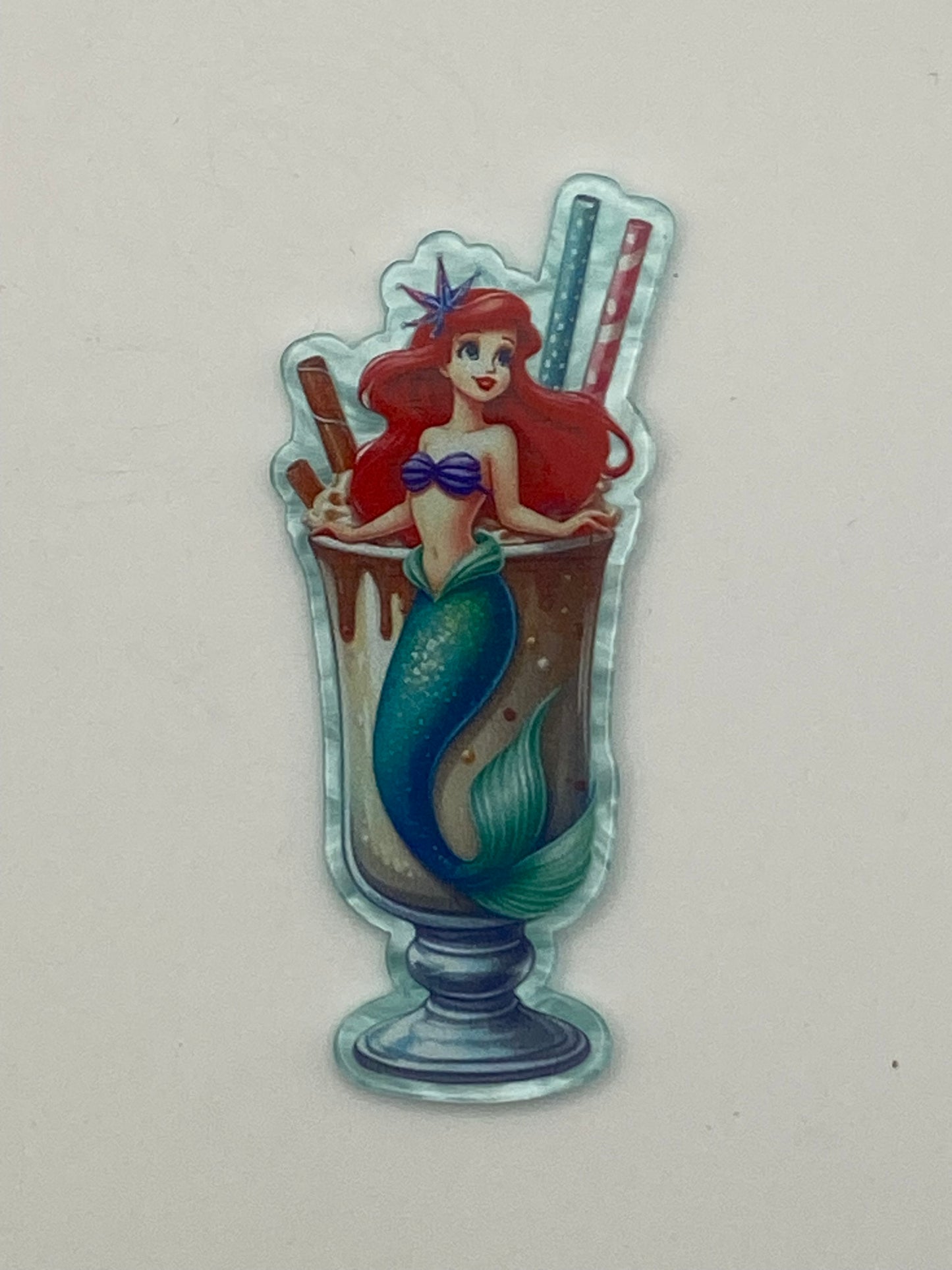 One Sided Character Glitter Acrylics- 1Pc