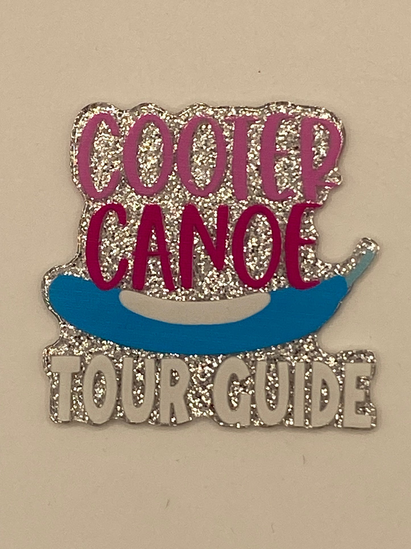 New One Sided Glitter Acrylics In Various Styles- (1Pc)