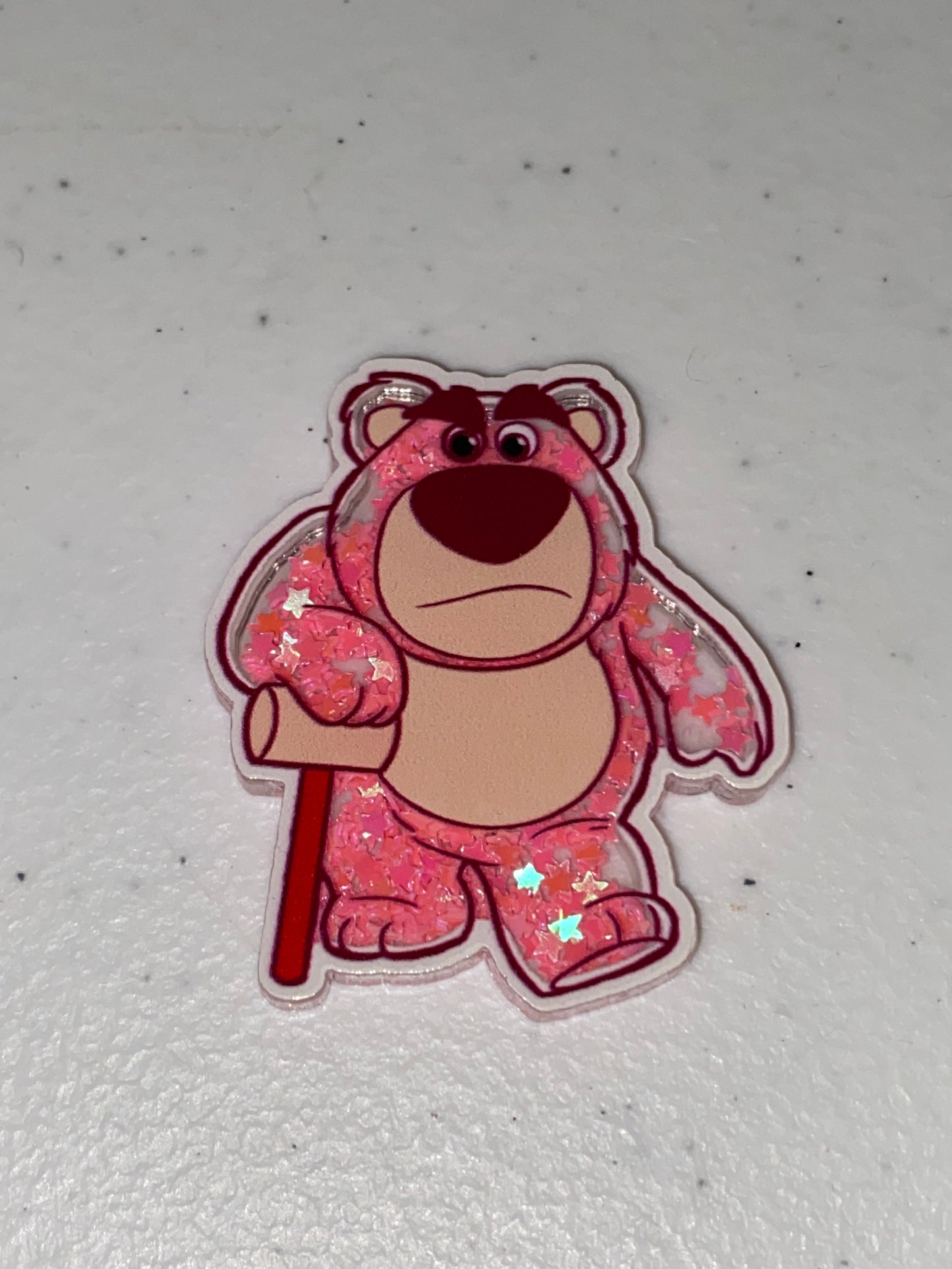 Two Sided Shaker Acrylic Charms- 1Pc