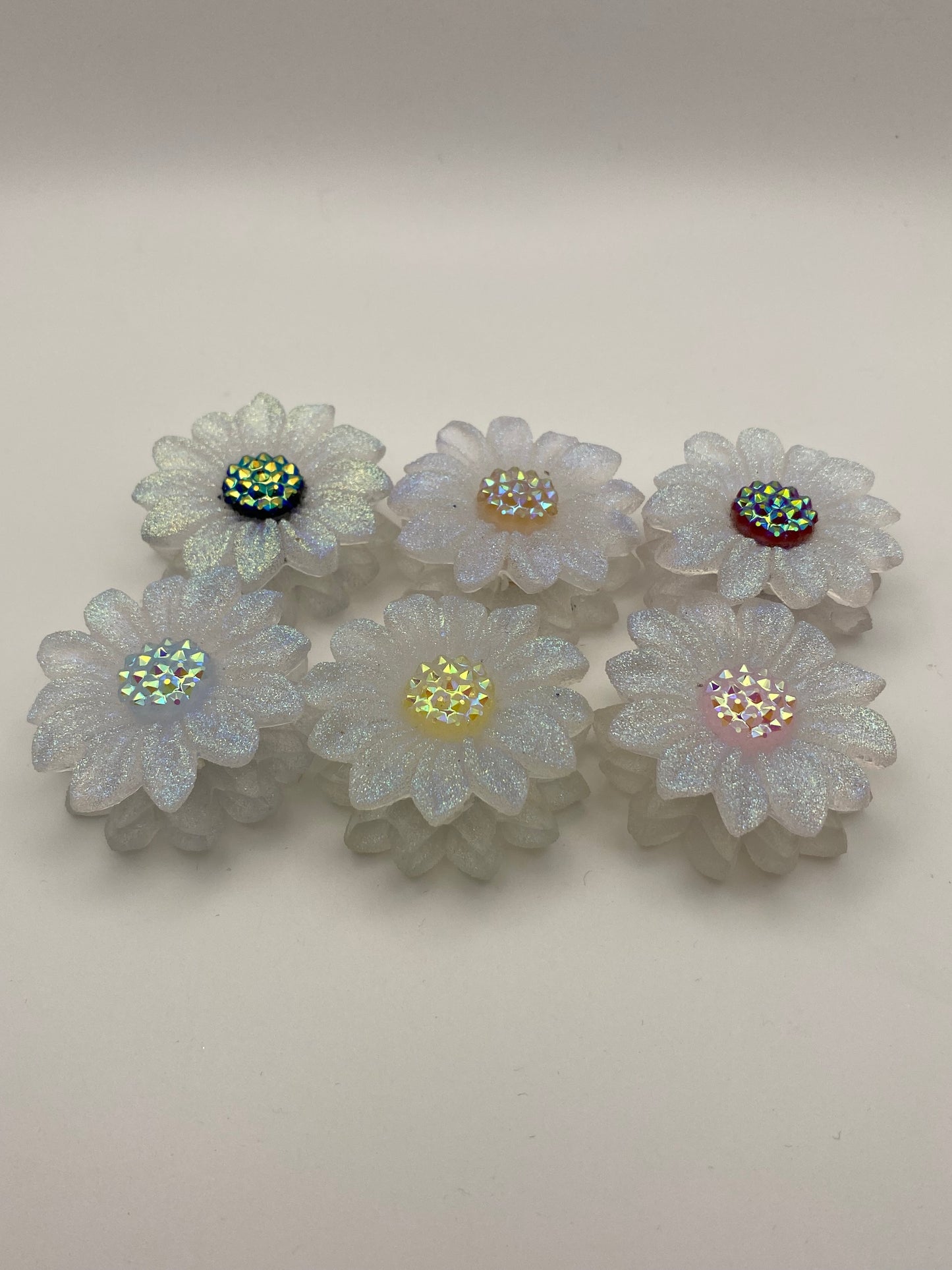 Fancy Beads W/Rhinestones & Flowers (1Pc)