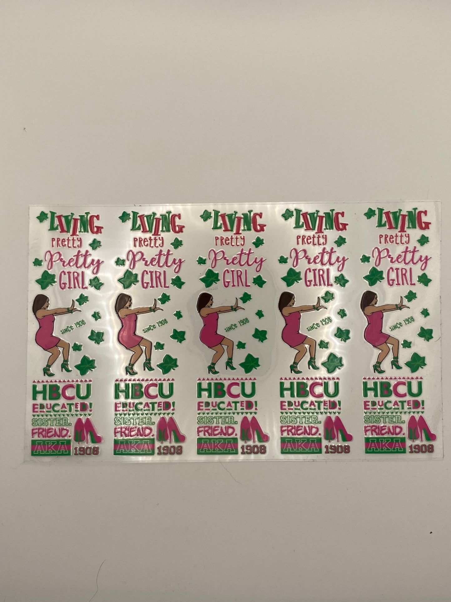Sorority Sisters Unite- Pen & 16oz Cup Wraps UV DTF