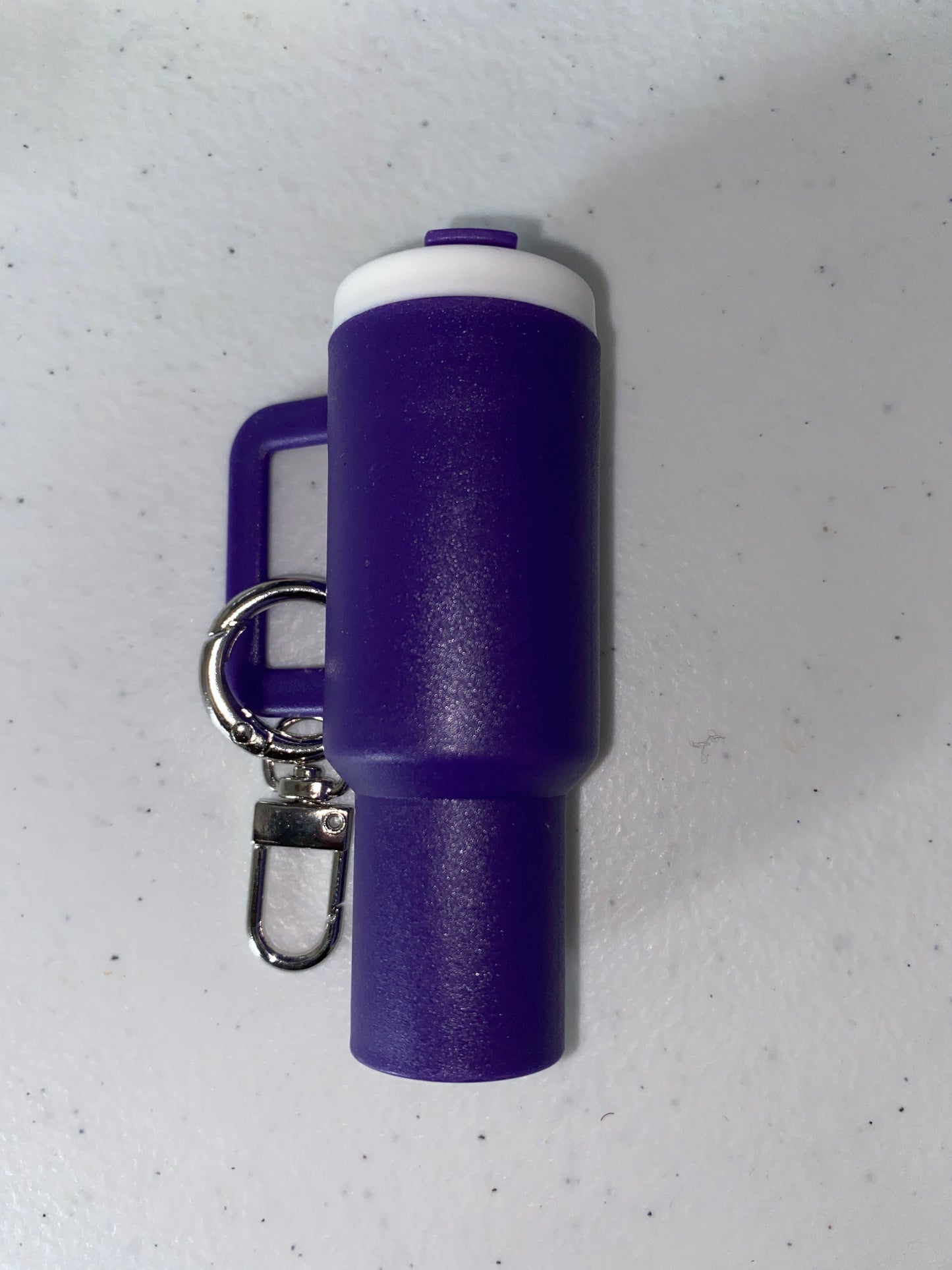Mini Tumbler Cup Keychain- Holds Small Items