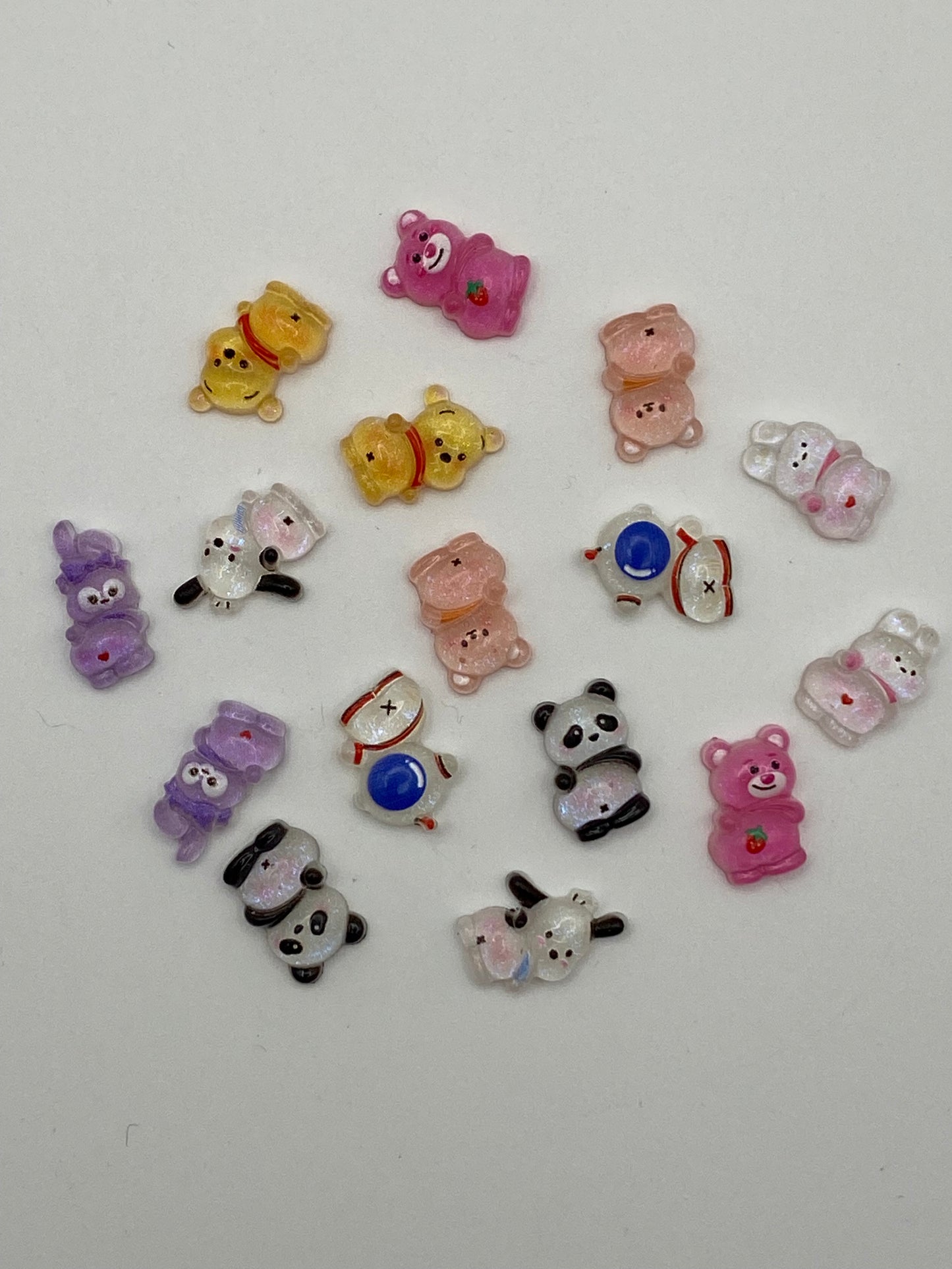 Acrylic Character Nail Charms- Great For Custom Beads, Pens, & More!!