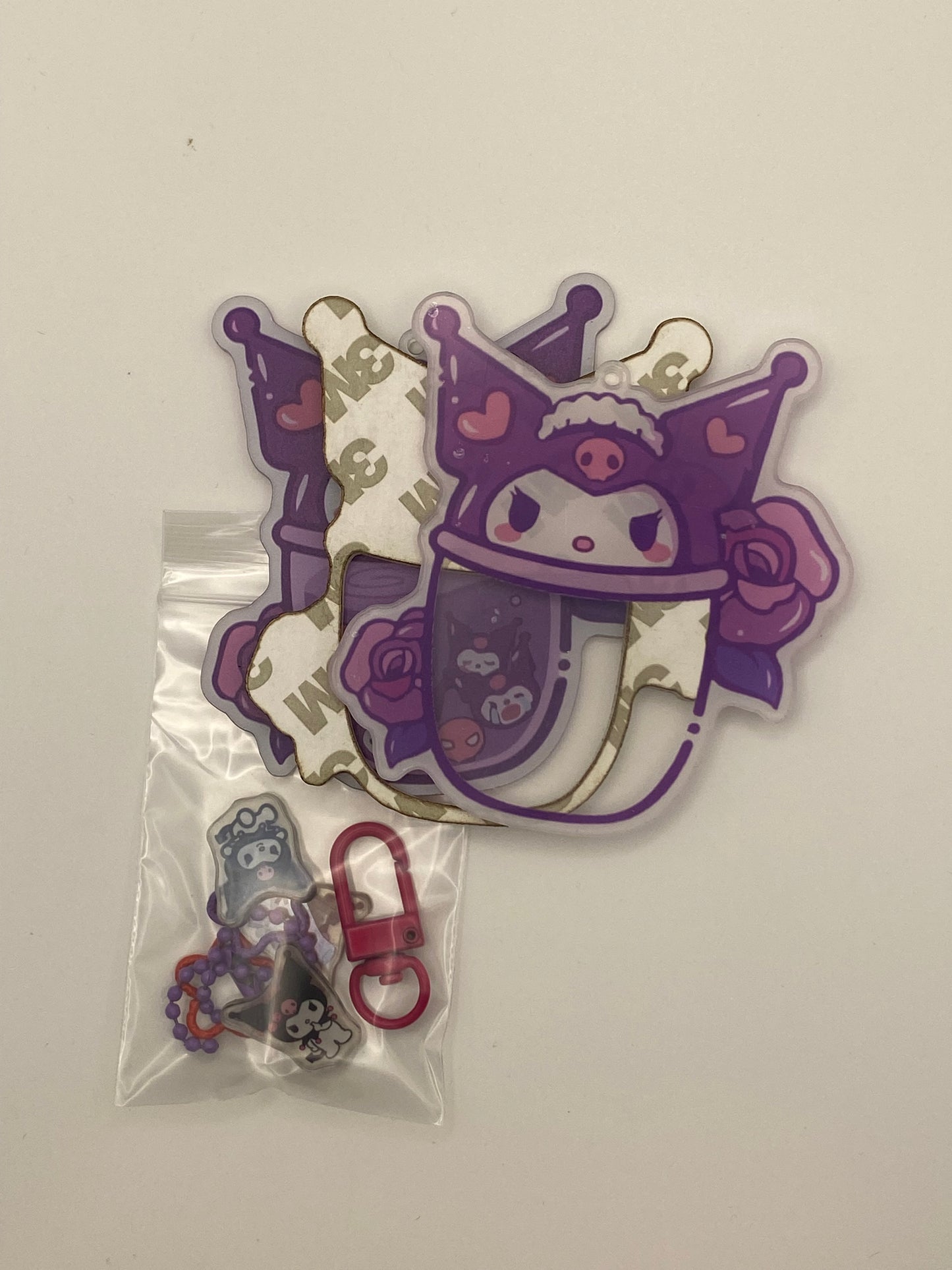Character Acrylic Shaker Keychain Kit- Various Styles
