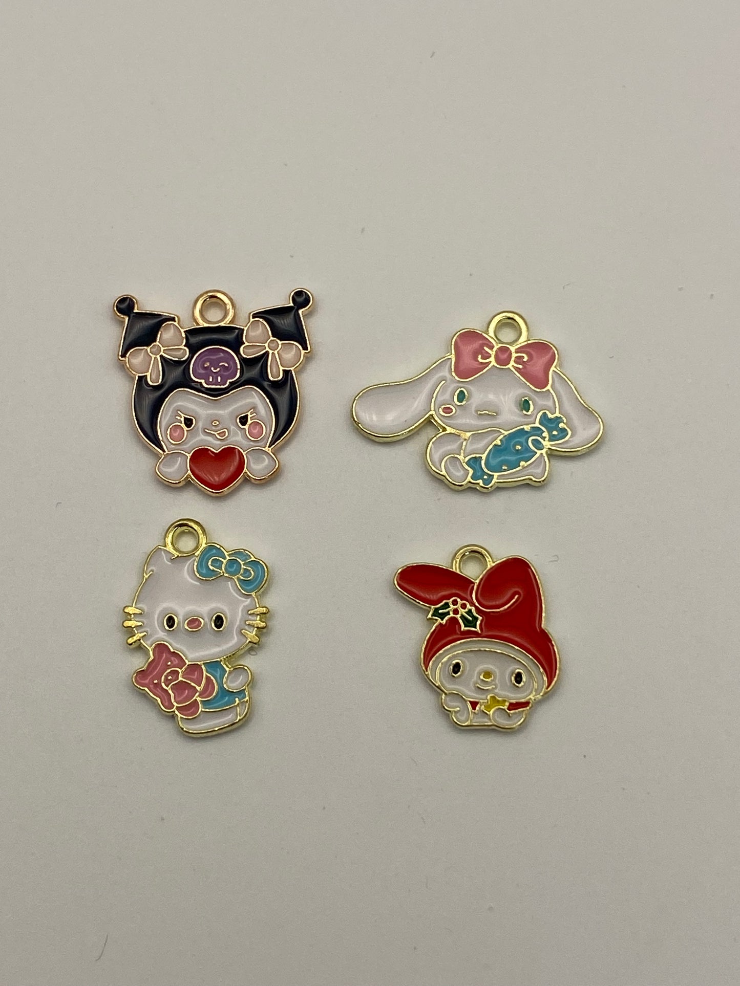 Metal Character Pendant Charms- 1Pc Unless Otherwise Noted