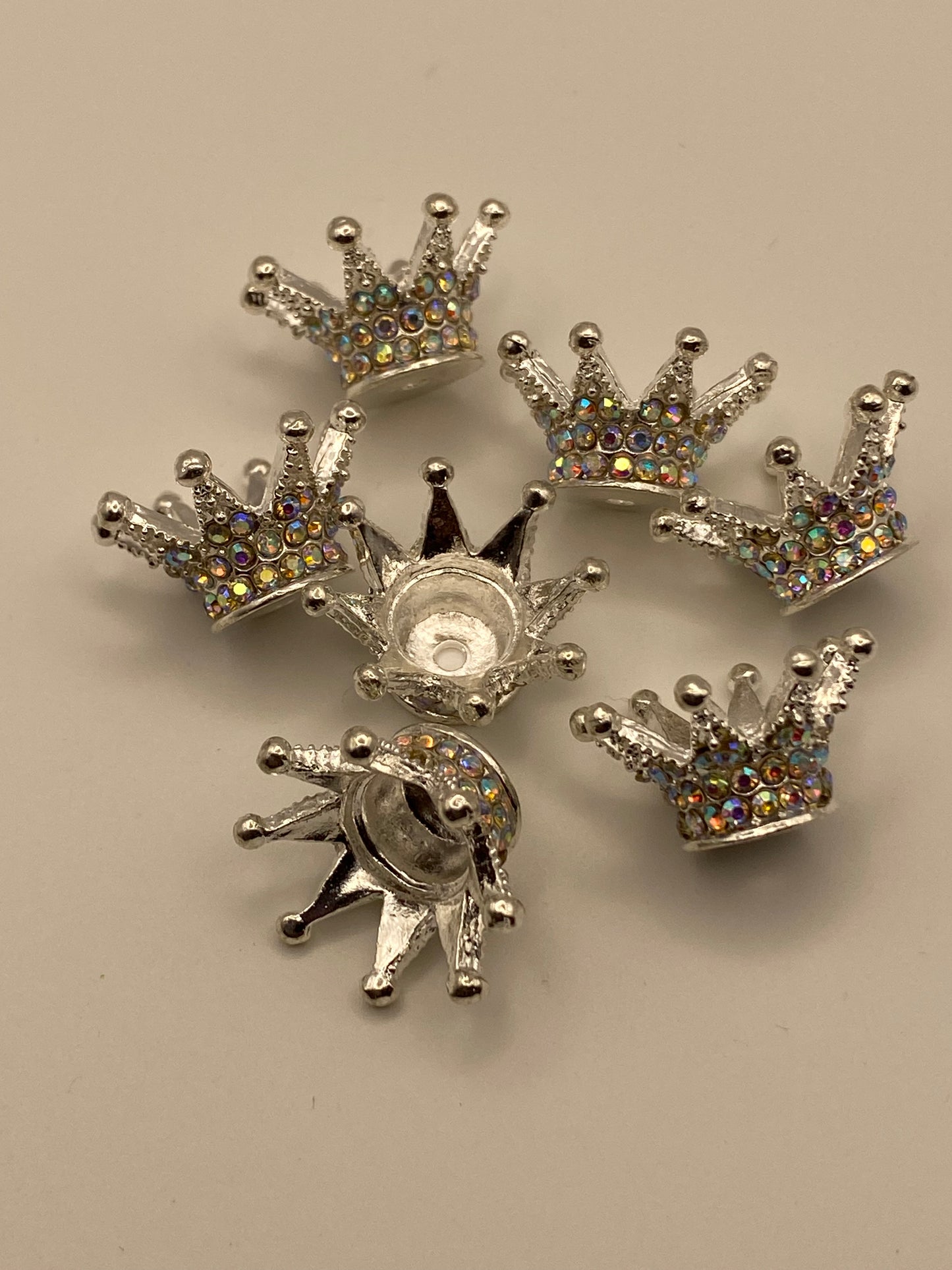 Metal Rhinestone Crowns And Spacers