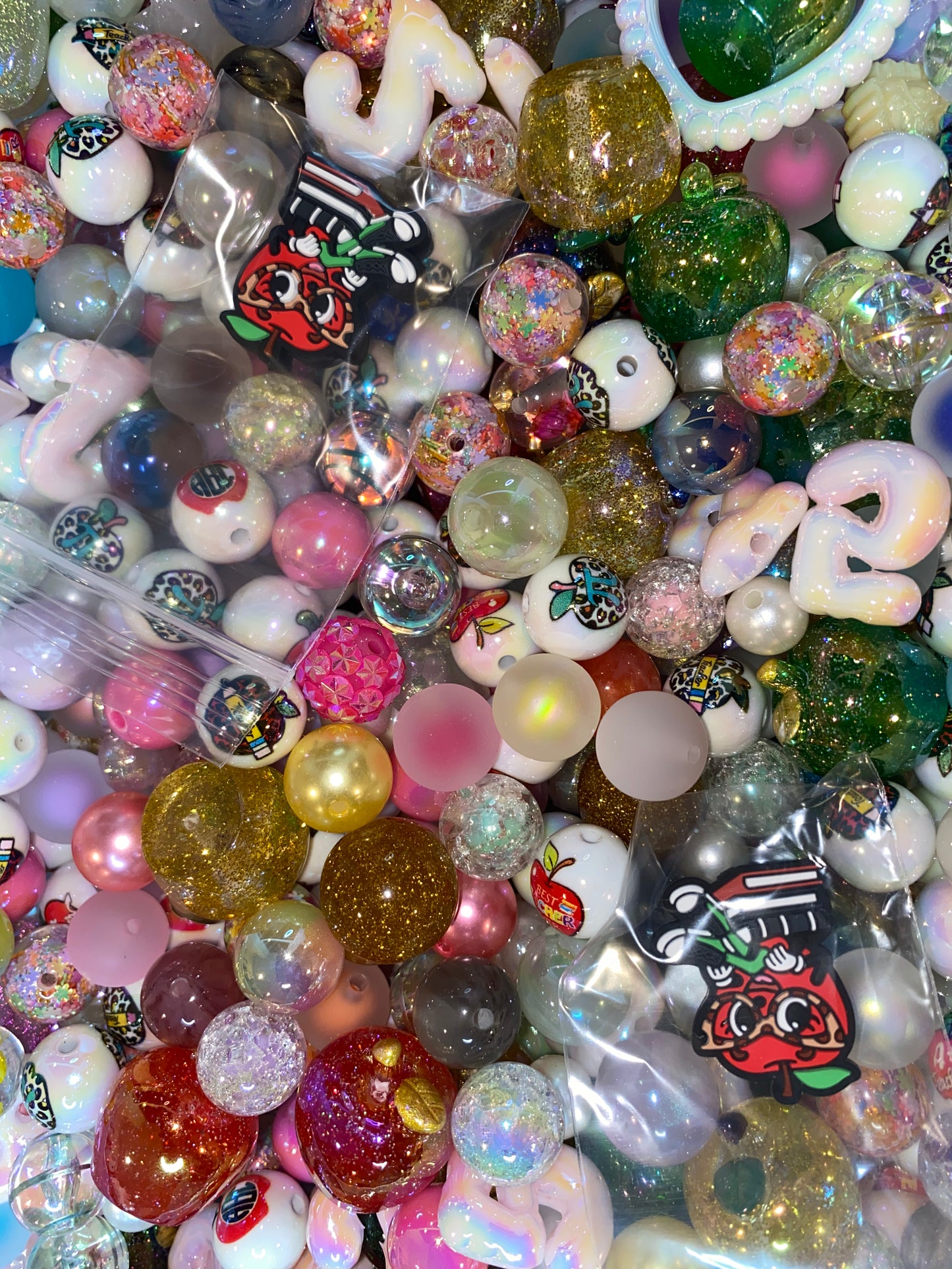 04-Extra Large Size Bead Mixes For DIY Pens, Keychains & More!